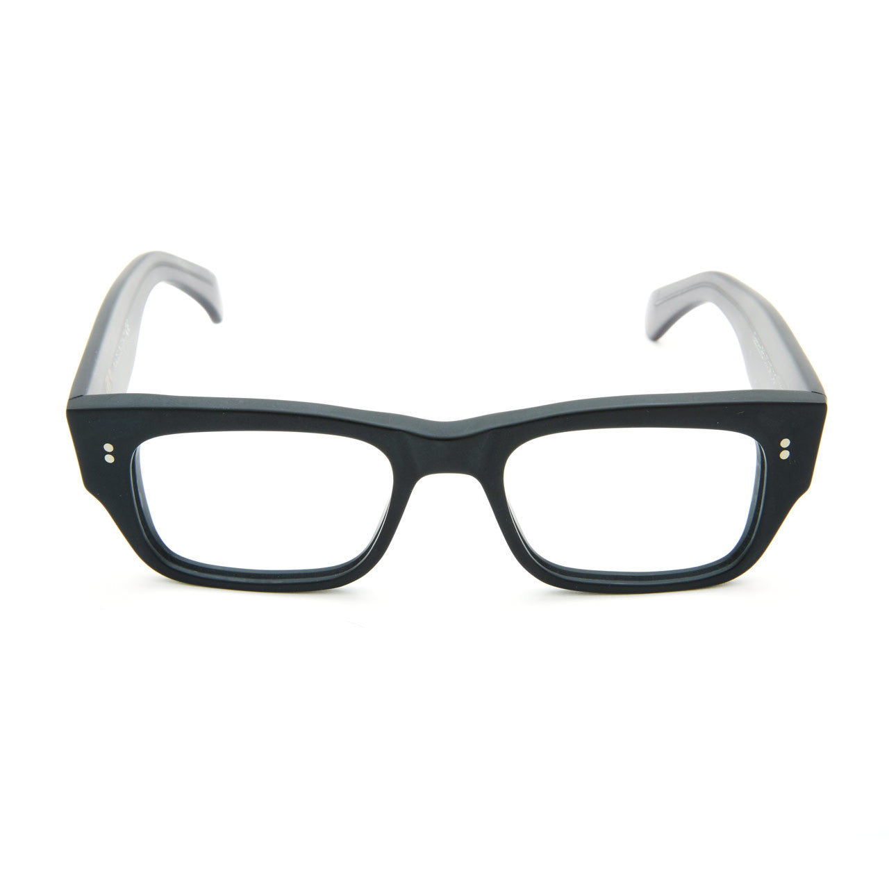Garrison — Matte Black with Grey Temples