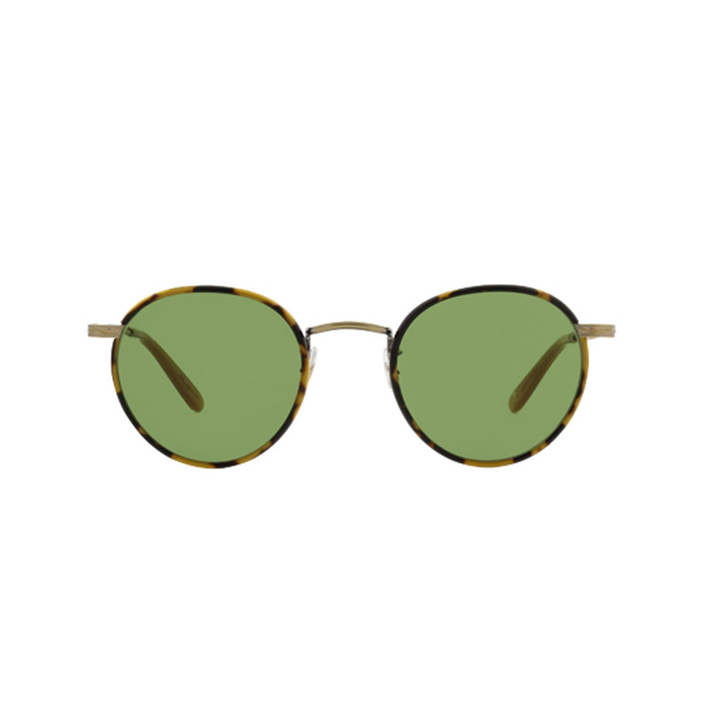 Wilson Tokyo Tortoise with Amber Honey temples and Pure Green glass lenses